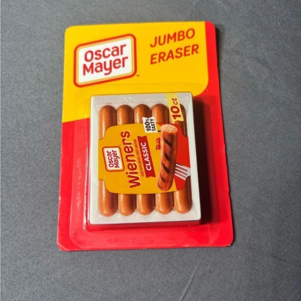 New Oscar Mayer Jumbo Eraser NWT